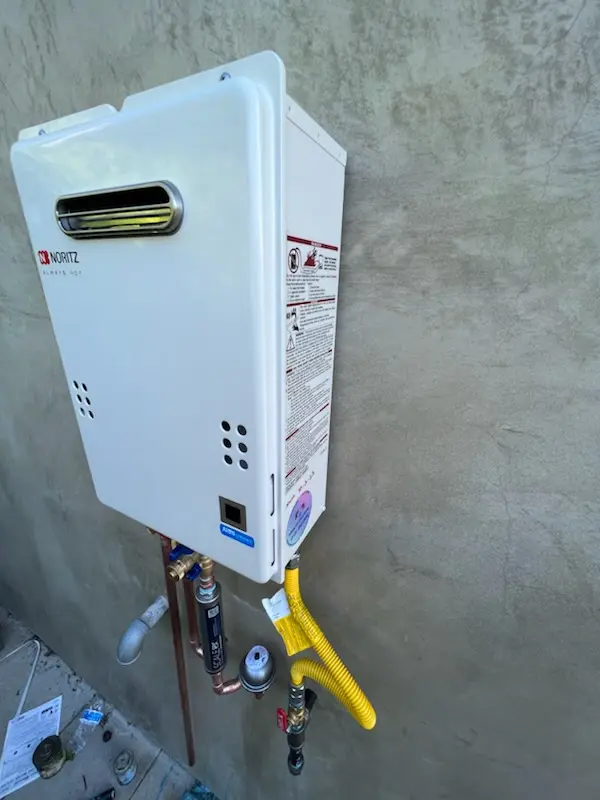 Tankless water heater installation for Winstead Park homes